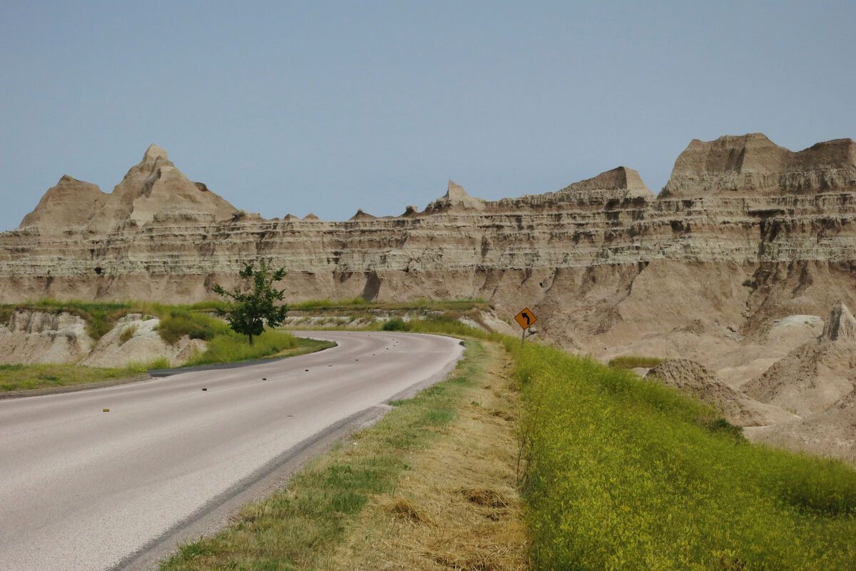 Badlands National Park in South Dakota