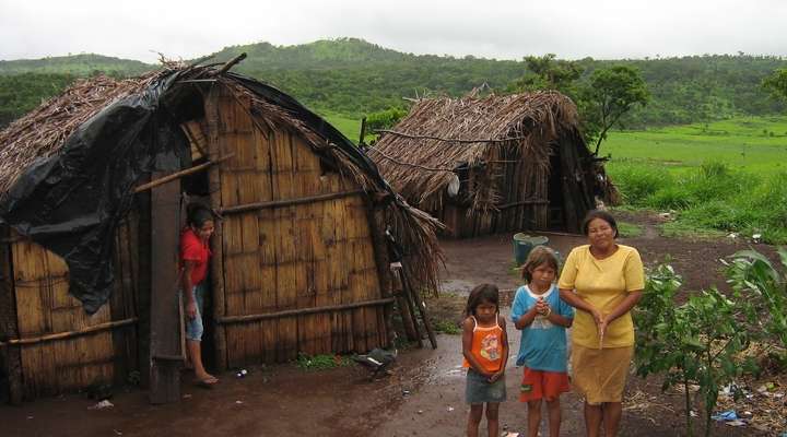 Guaran indianen in Paraguay