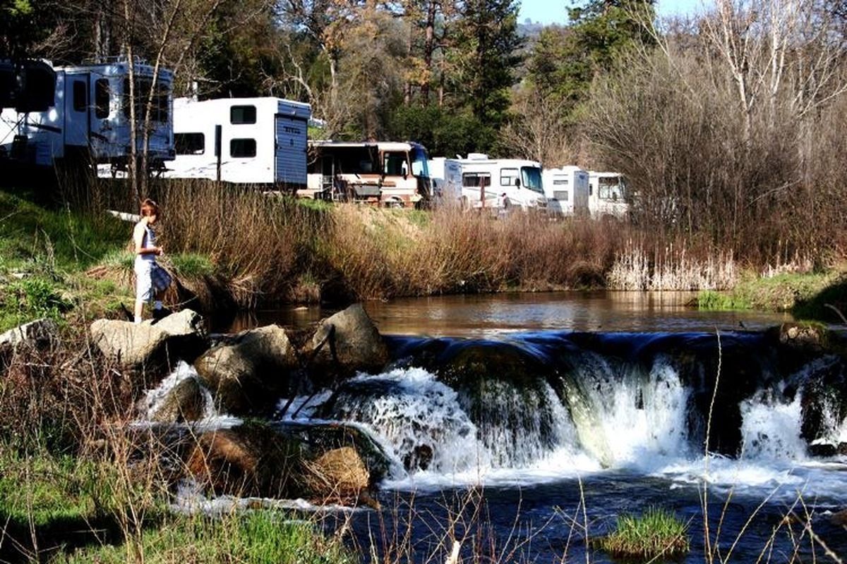 Camping bij Nationaal Park Yosemite