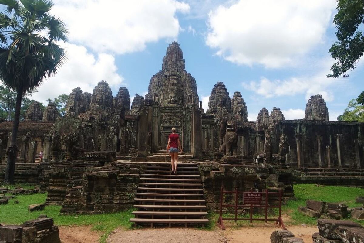 De Bayon tempel inlopen