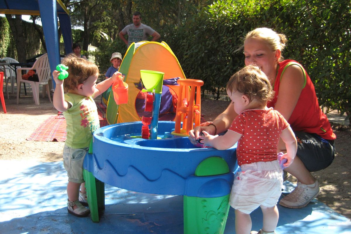 Mini funstation op camping La Baume