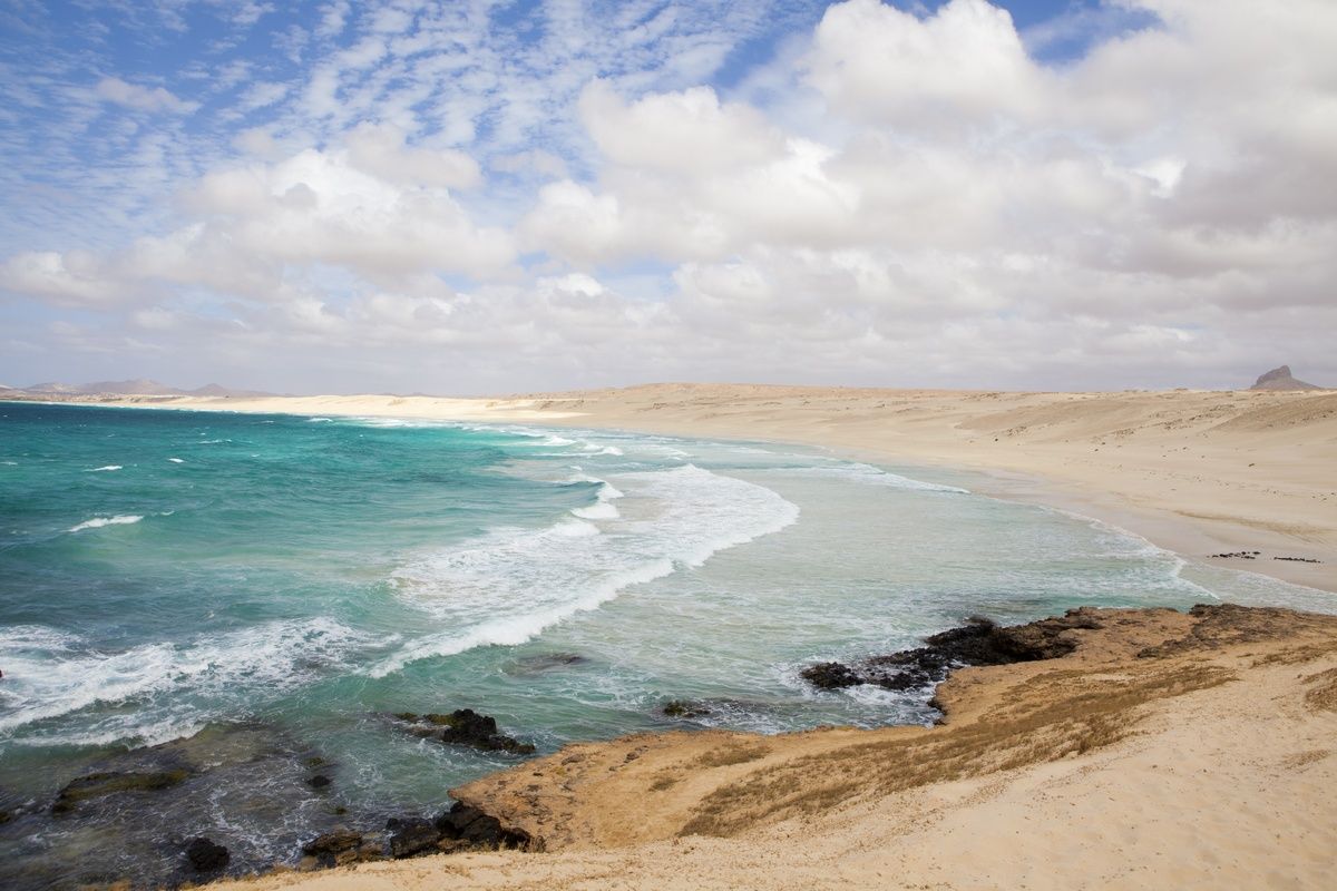 Kustlijn van Boa Vista