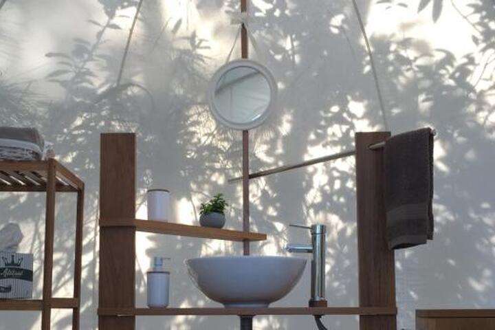 Badkamer in de bubble