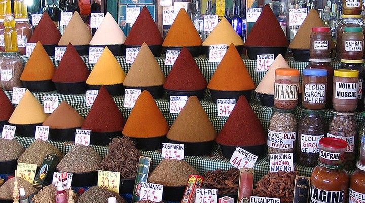 de Marokkaanse keuken met veel kruiden