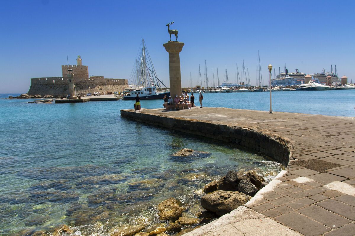 Kolossus van Rhodos, Griekenland