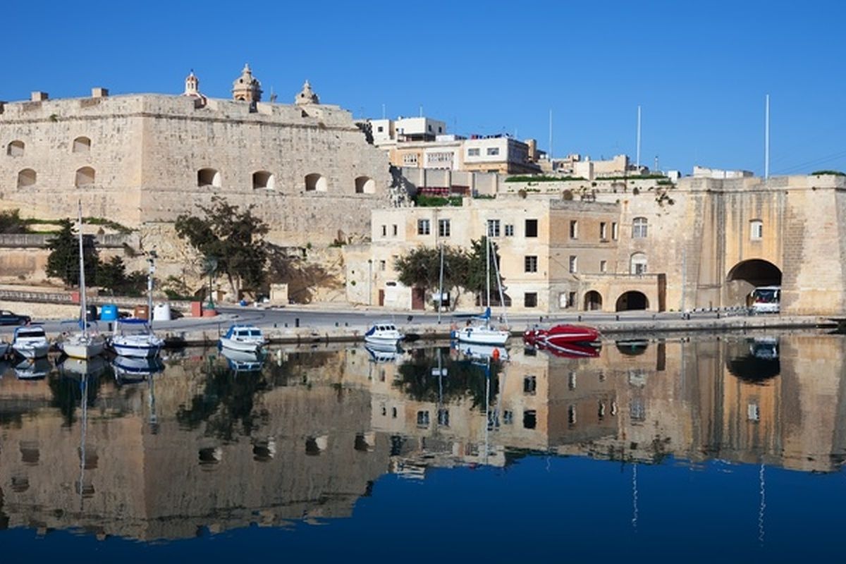 Fort gelegen aan de haven in Senglea