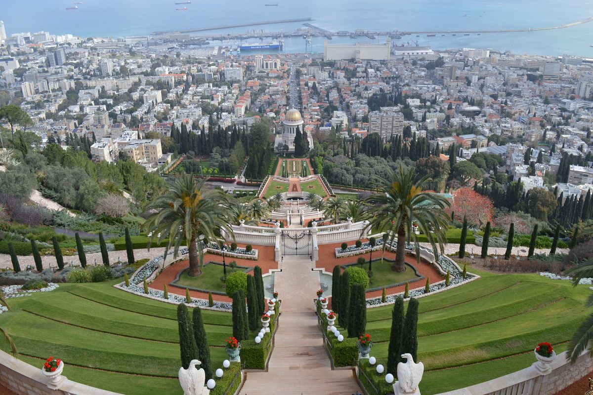 Uitzicht op Haifa, Israel