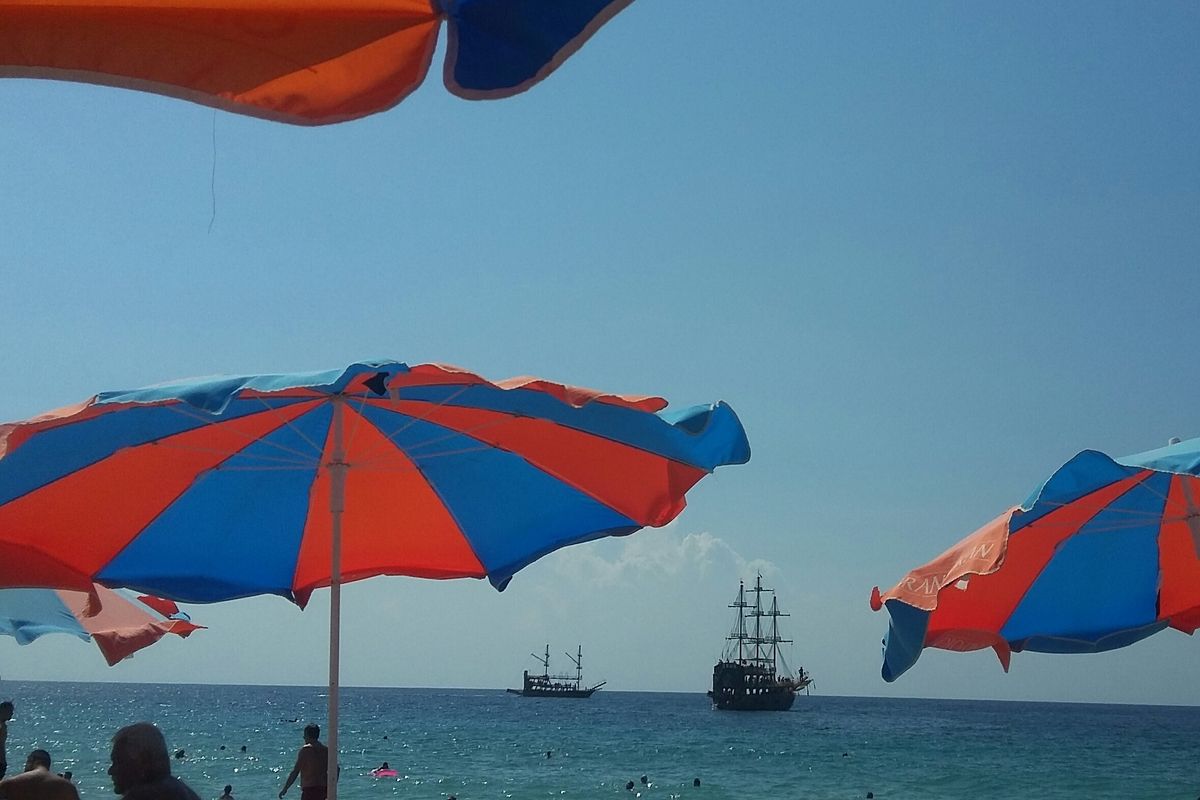 Lekker aan het strand