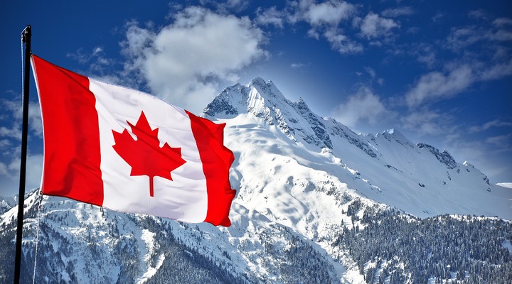 De bergen van Canada