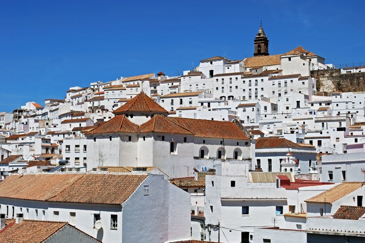 Witte huisjes Alcala de los Grazules Andalusie