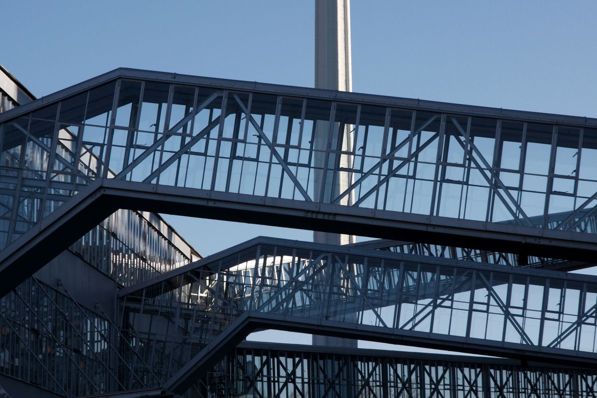 Deel van de Van Nelle fabriek