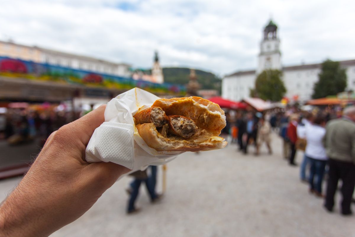 Bosna hotdog in Salzburg