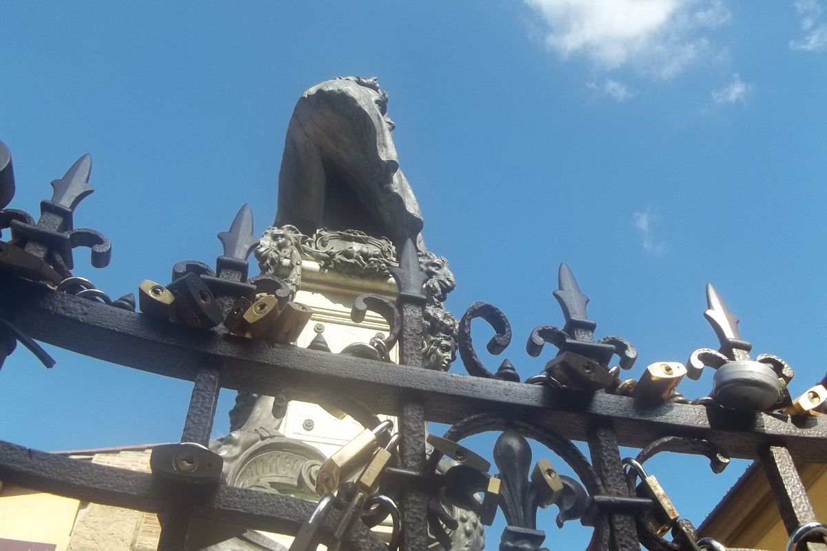 Slotjes aan de Ponte Vecchio