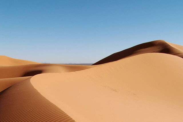 Sahara, de grootste woestijn ter wereld.