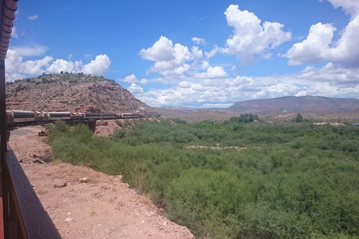 Met de trein door Verde Canyon