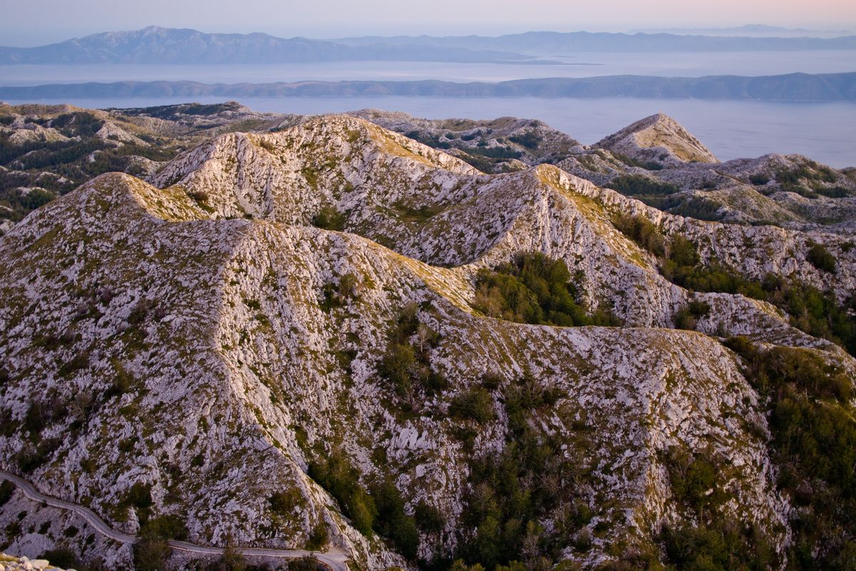 Berggebied in Kroati&euml;
