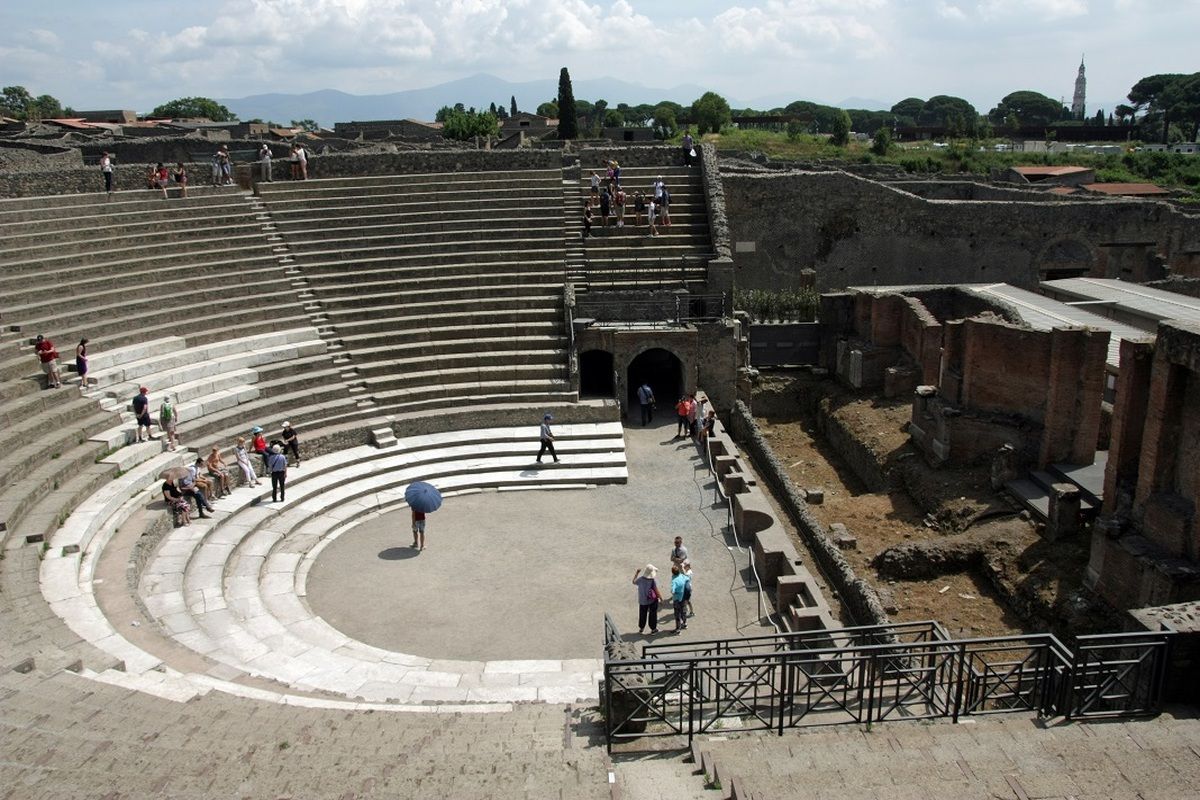 Teatro Grande in Pompeï