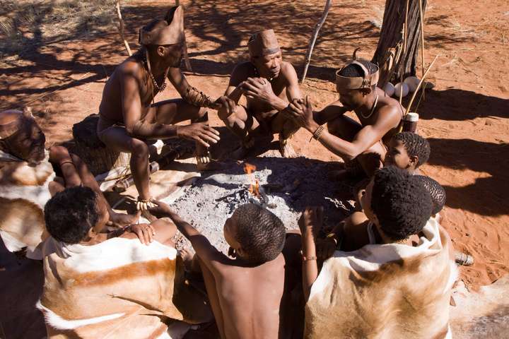 De San, ook wel bosjesmannen genoemd