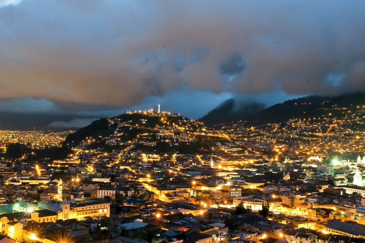 Stad Quito Ecuador