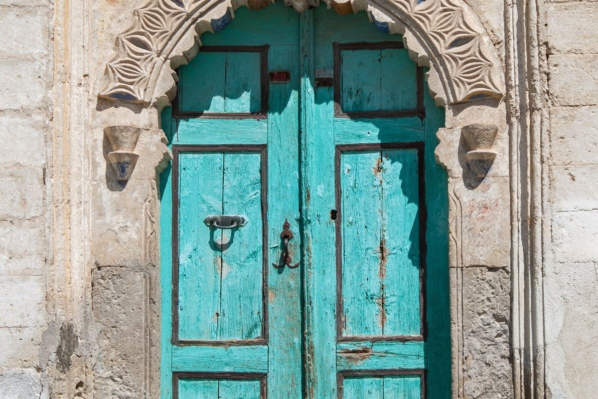 Oude deur Mustafapasa