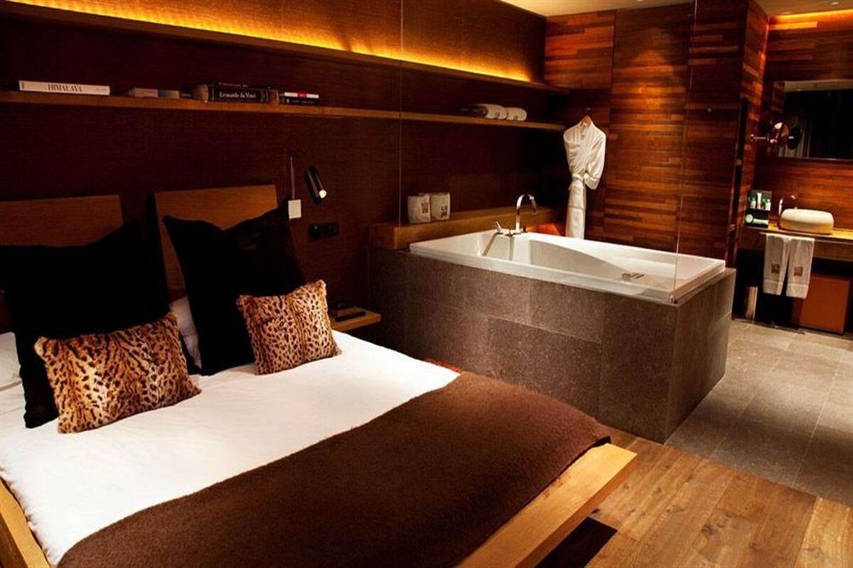 Slaapkamer luxe Grau Roig Andorra Boutique Hotel