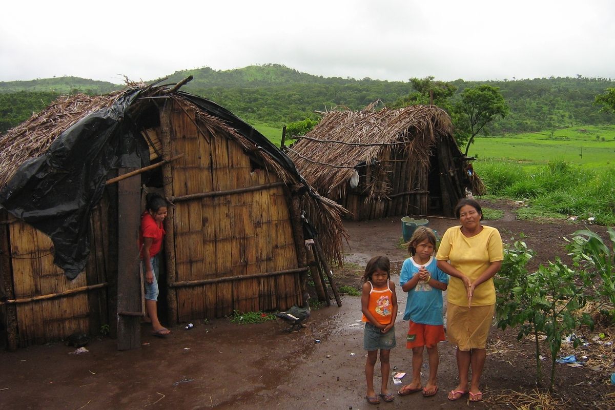 Guaran indianen in Paraguay