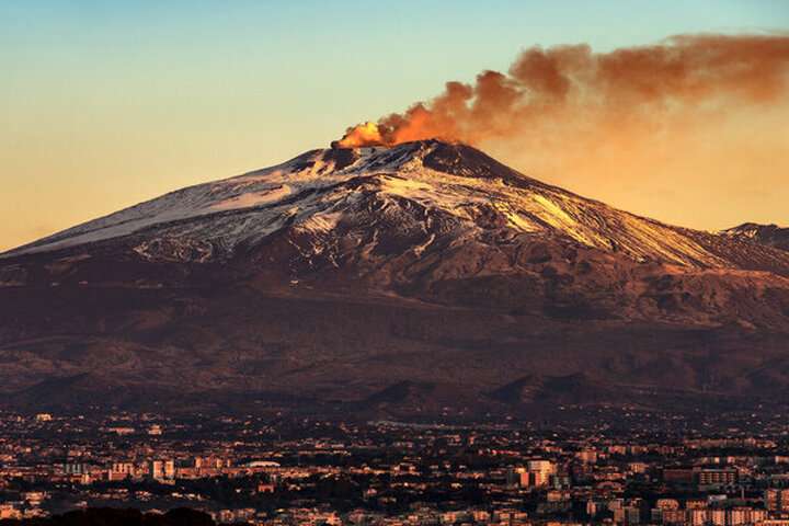 Vulkaan de Etna op Sicilië