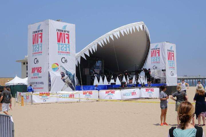 Podium van de Shark Week