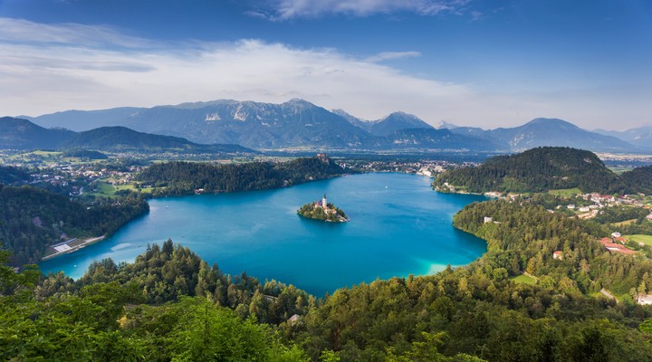Bled meer in Sloveni