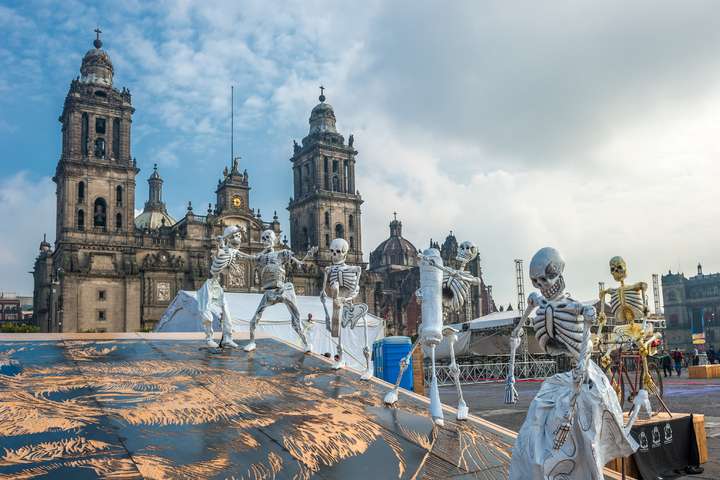 Dia de Los Meurtos in Mexico Stad 
