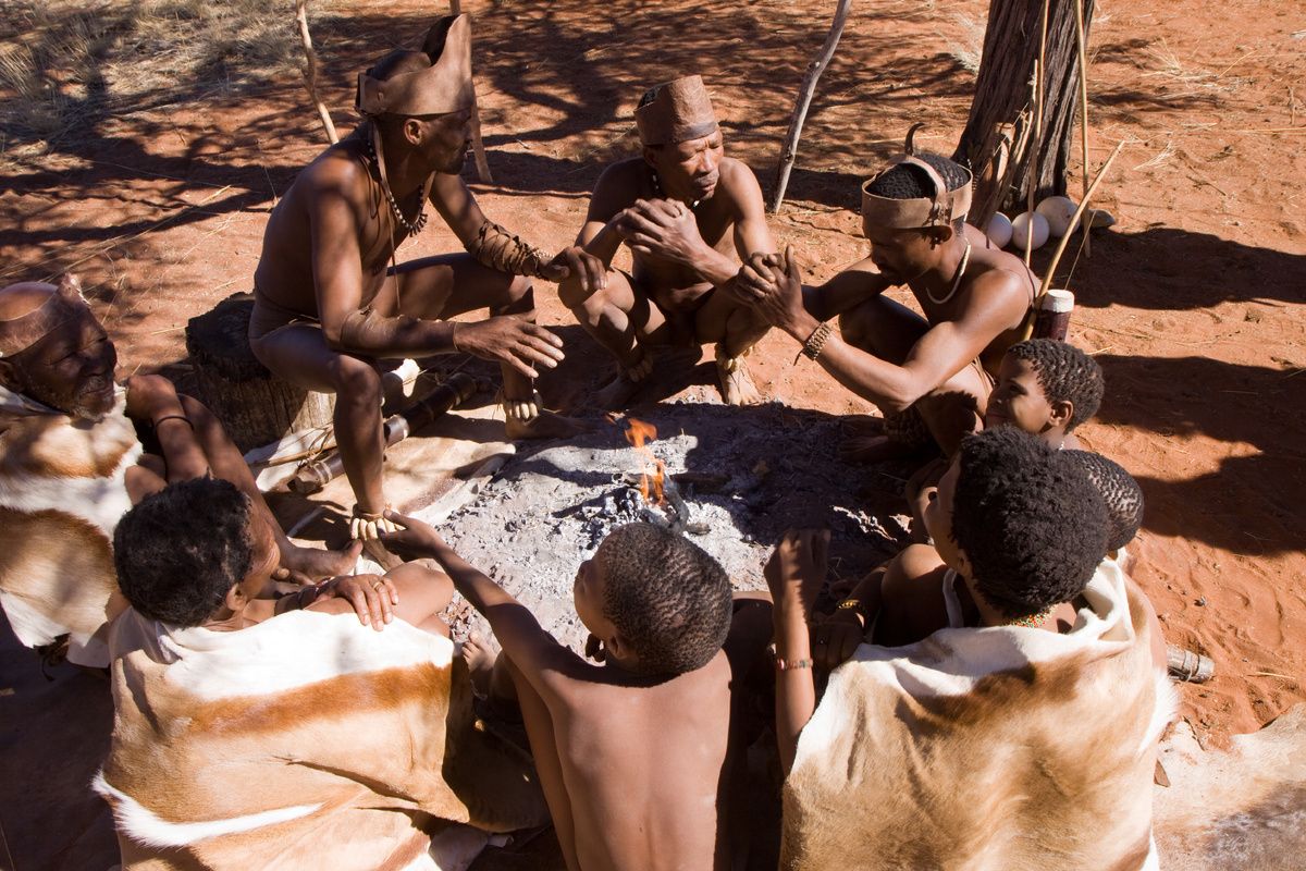 De San, ook wel bosjesmannen genoemd
