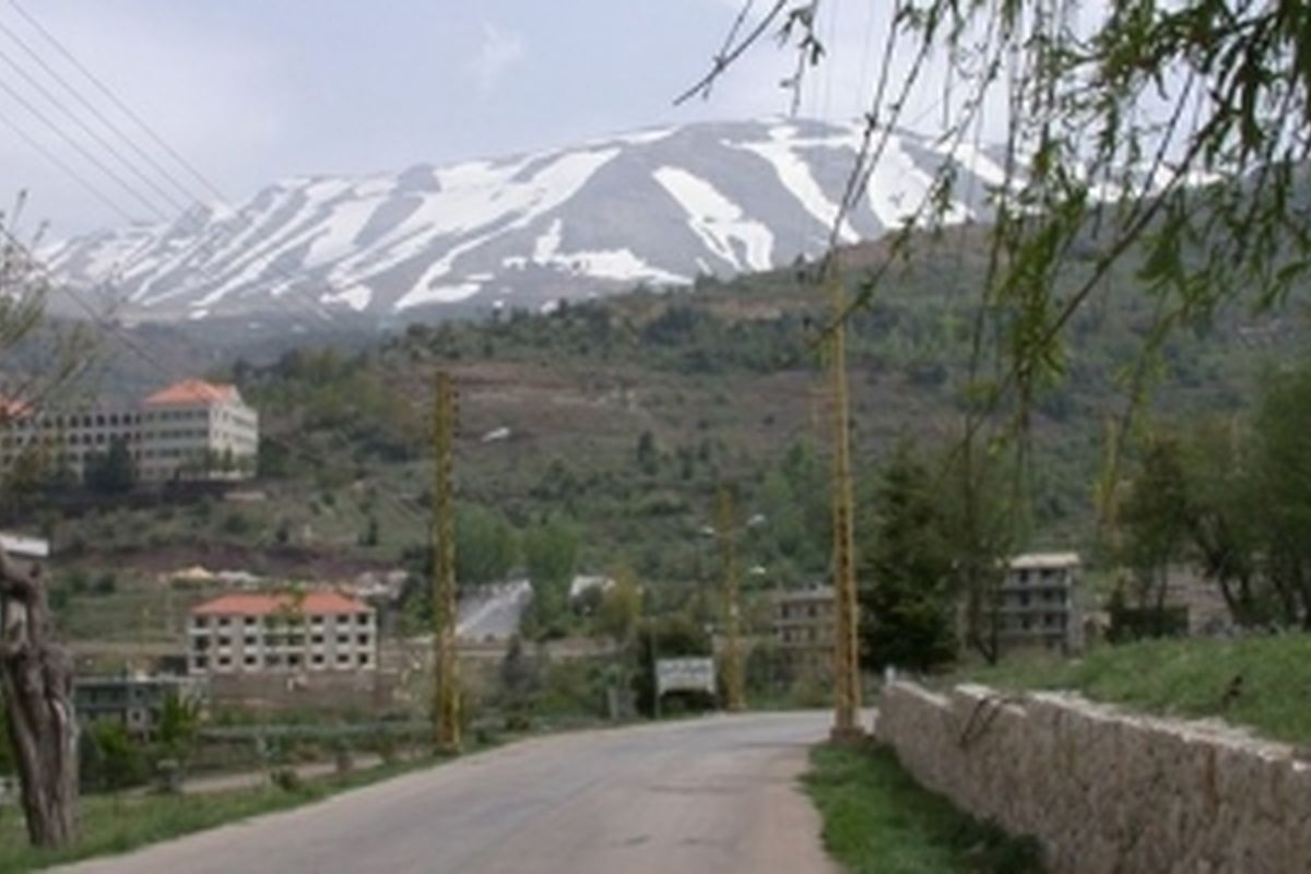 berglandschap Libanon, natuur fietstocht