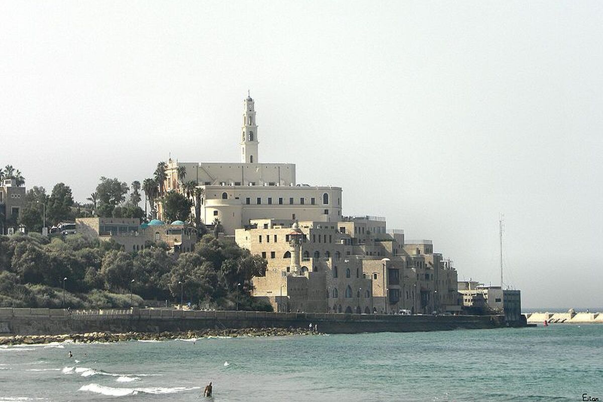 De havenstad Jaffa