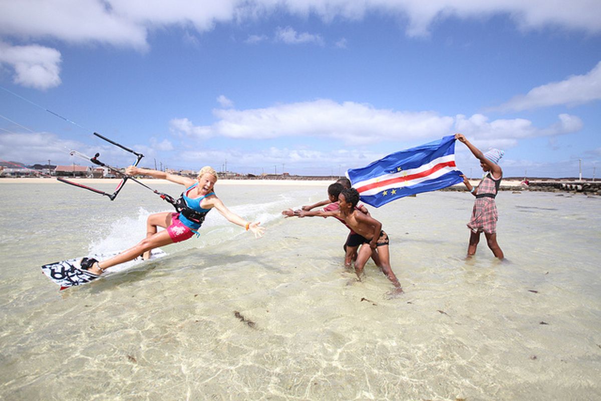 Kitesurfen Kaapverdië
