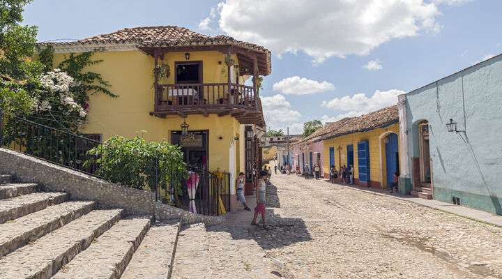 Oude, historische stadskern van Trinidad