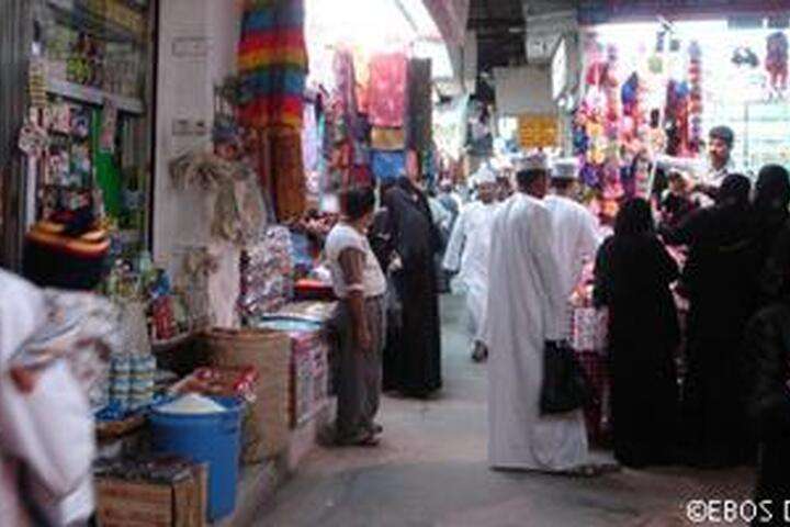 Muttrah Soug, overdekte markt waar je van alles kunt kopen, Muscat