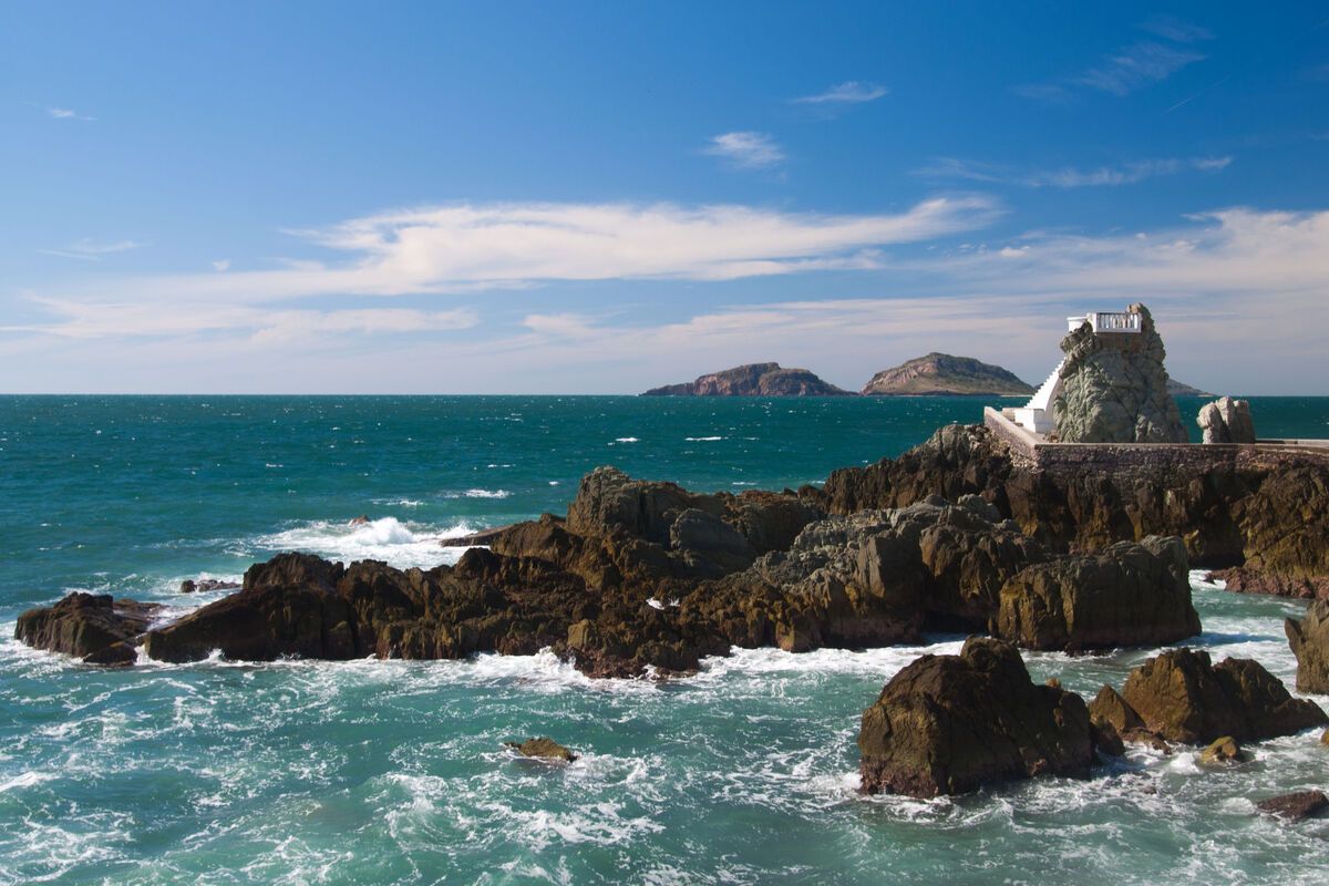 Kustlijn Mazatlan, Mexico