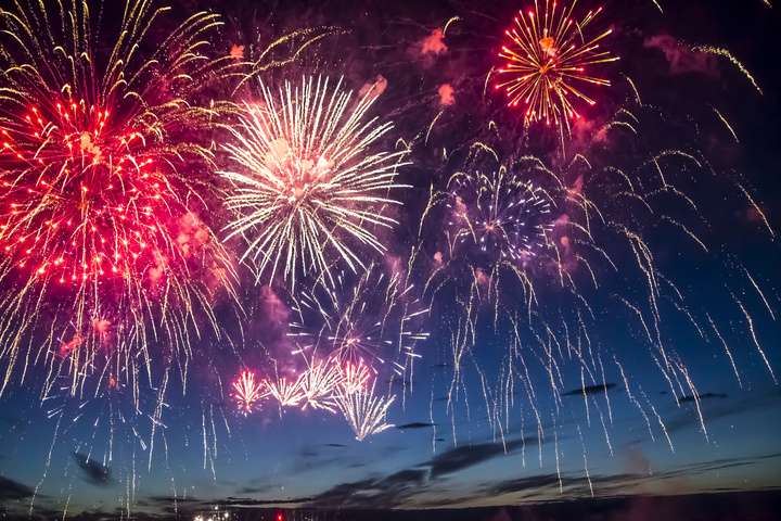 Om San Rocco te eren wordt een vuurwerkshow gegeven