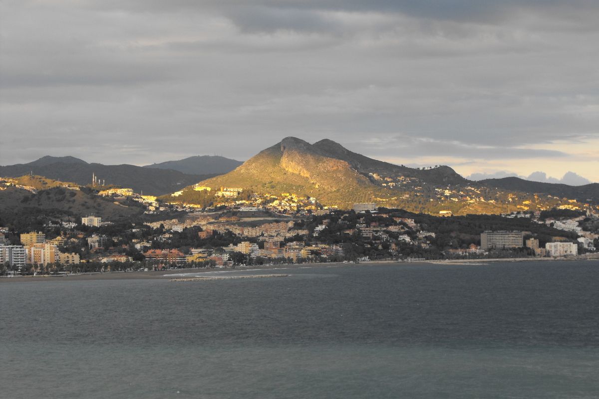 Uitzicht op Malaga