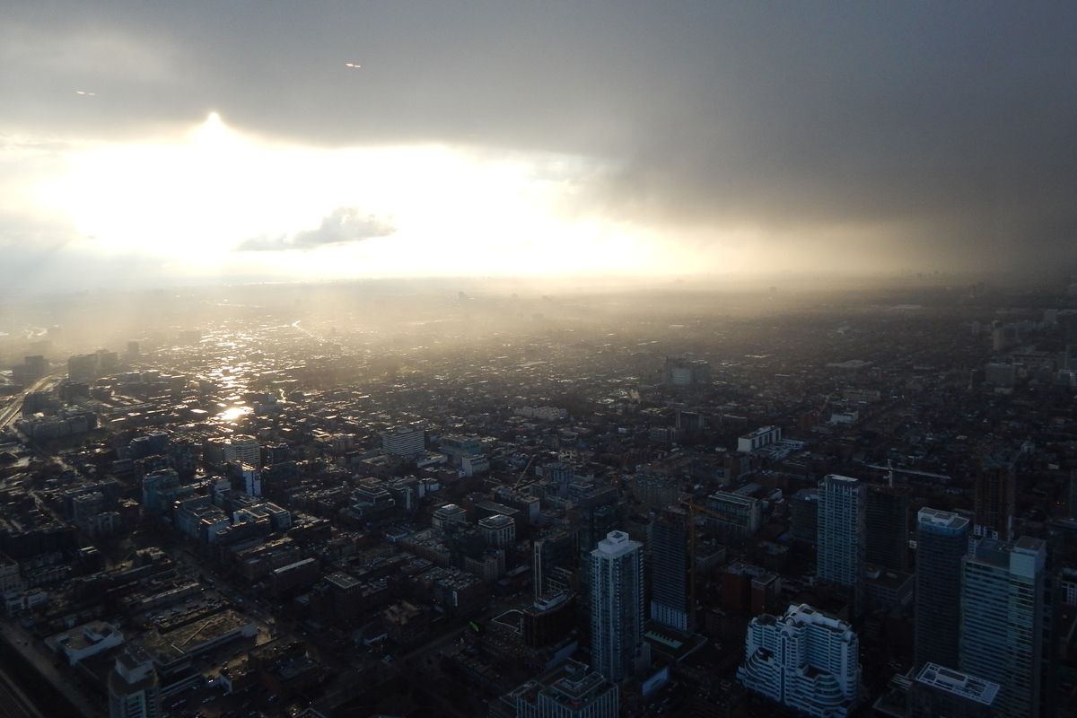 Uitzicht vanuit de CN tower