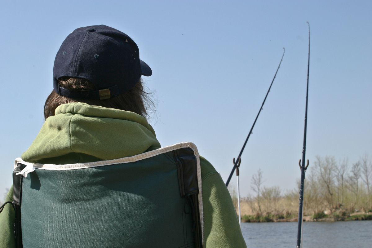 Visser met hengels in Ierland