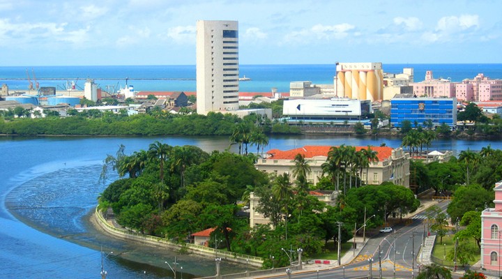Uitzicht op de stad Recife