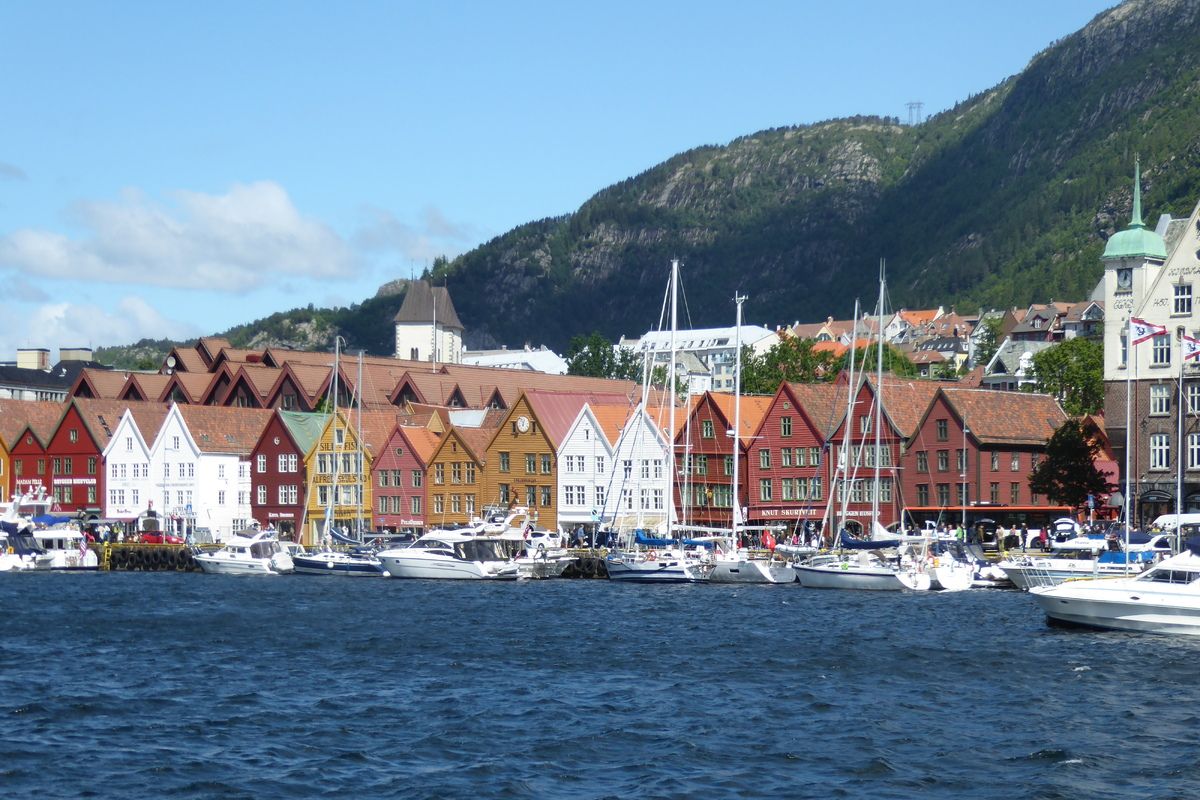 Het uitzicht over Bergen