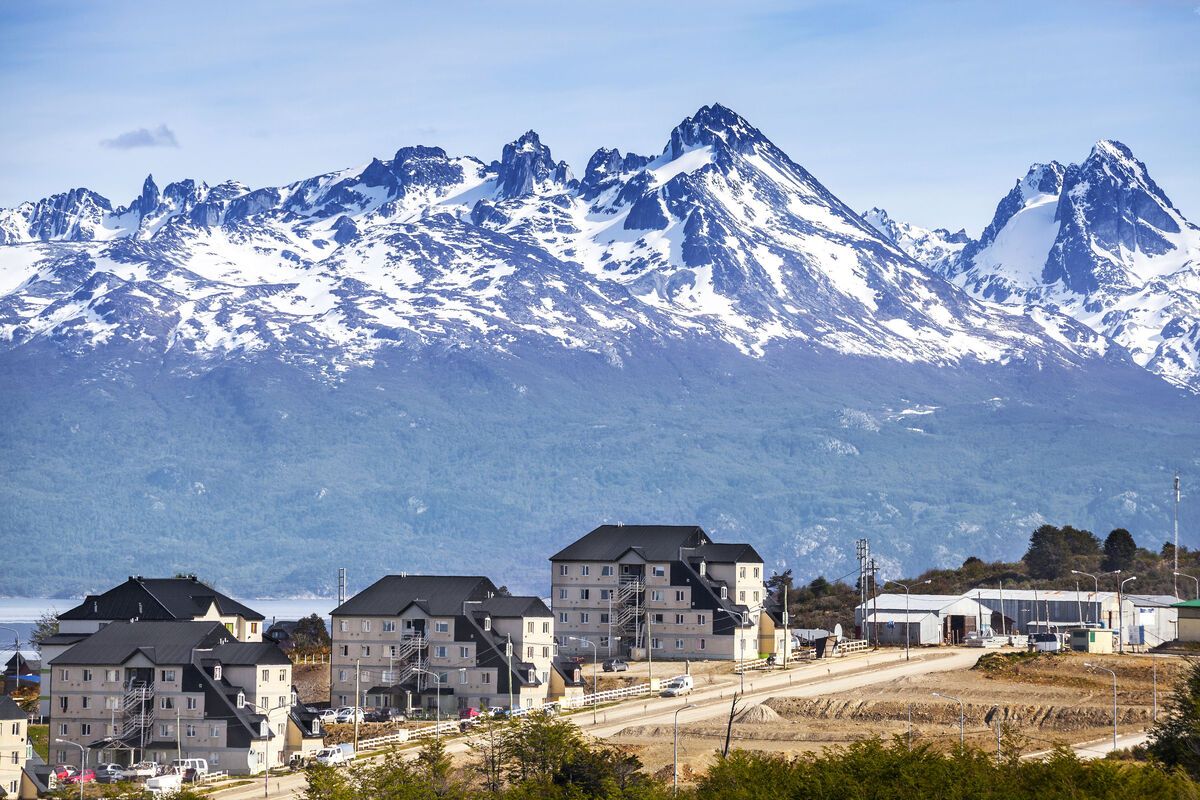 Stadsbeeld Ushuaia, Argentini�