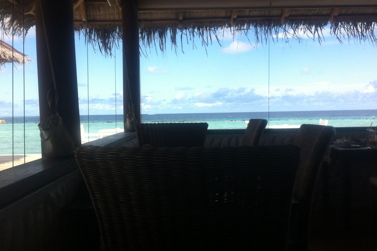 Uitzicht op het water