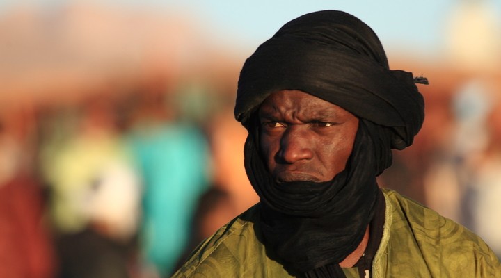 Toeareg in de Sahara