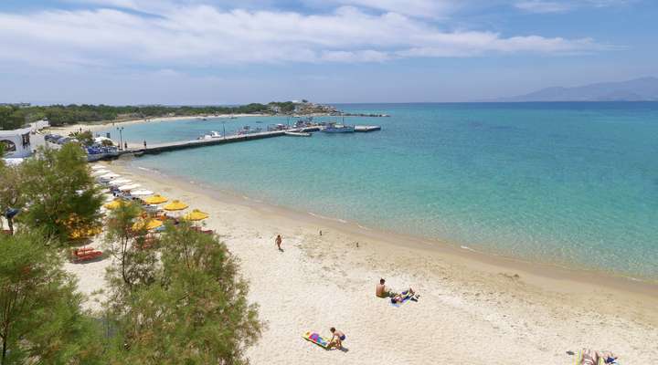 Strand van Naxos, Griekenland