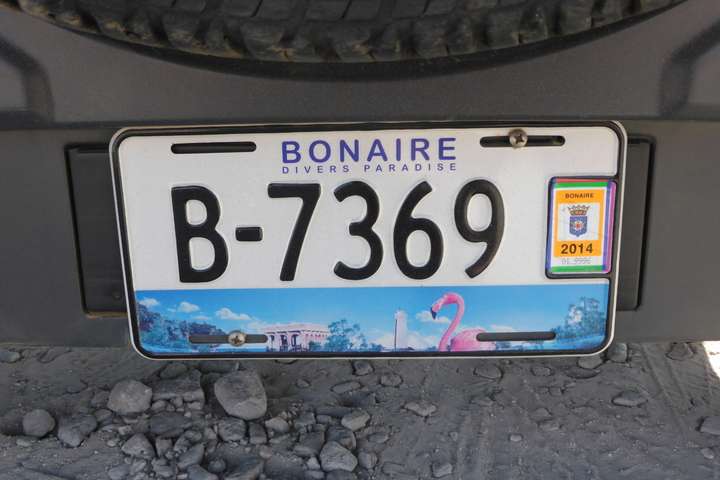 Kentekenplaats Bonaire