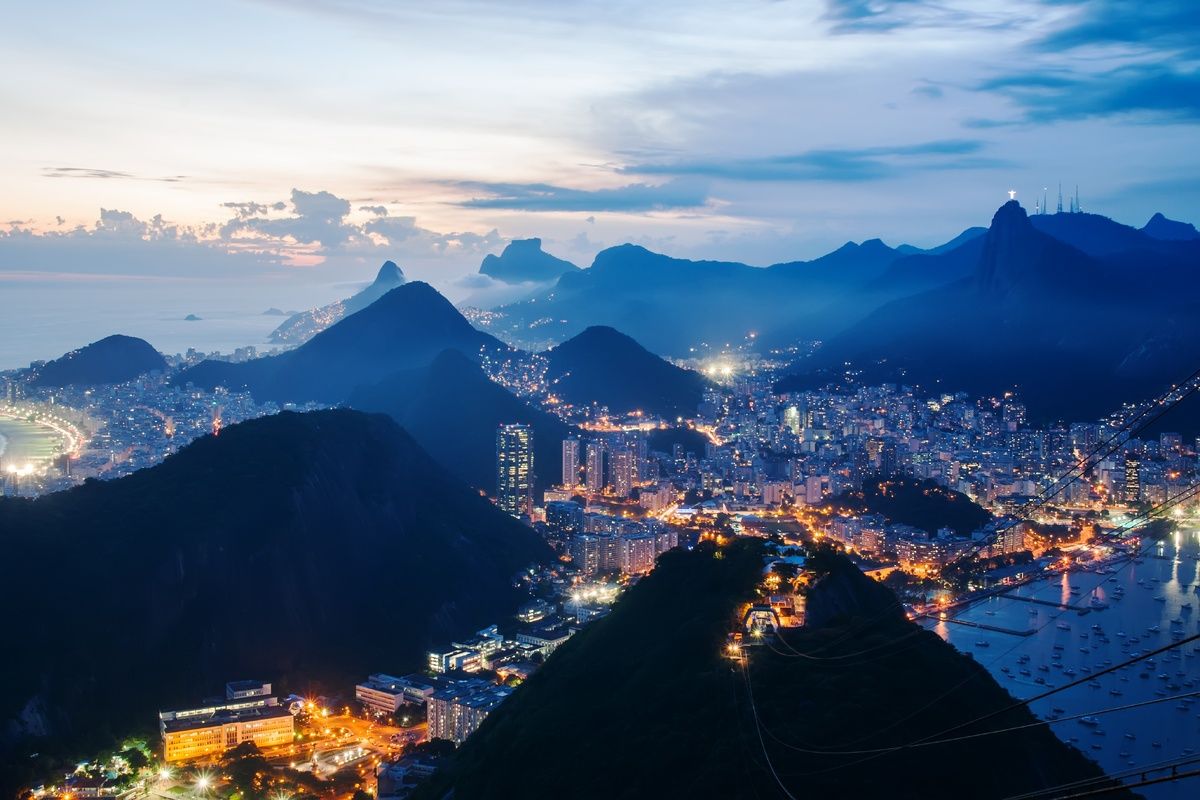 Rio de Janeiro avond
