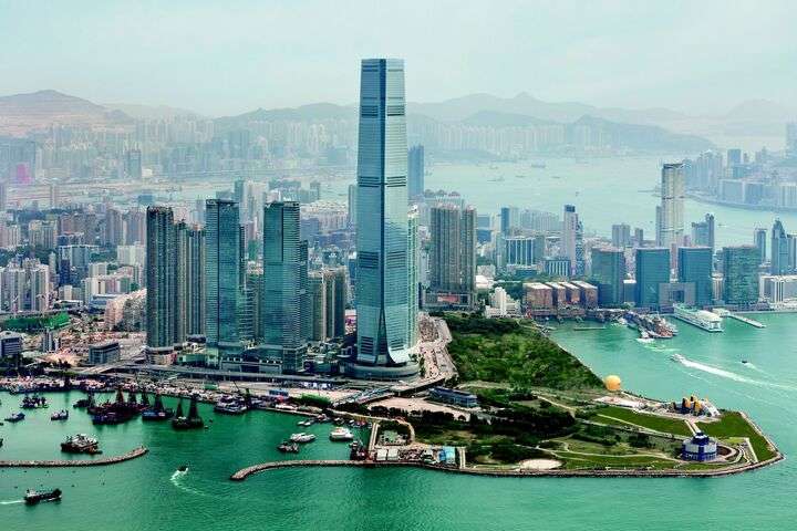 Het Ritz Carlton Hotel in Hongkong